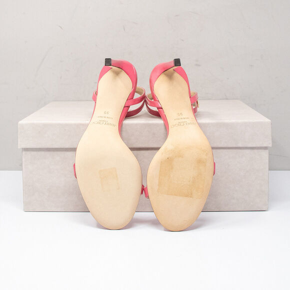 Jimmy Choo Minny 85, Size 35 EU (5 US) Bubble Pink Heels - Picture 4 of 8